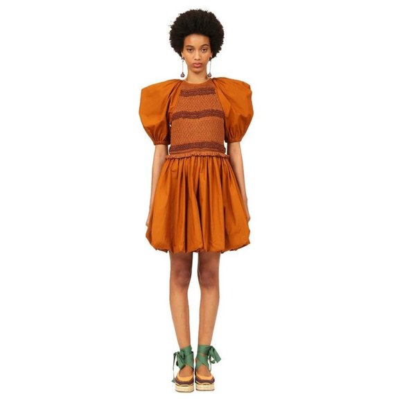 ULLA JOHNSON Kali Dress In Sandstone size 2 NEW